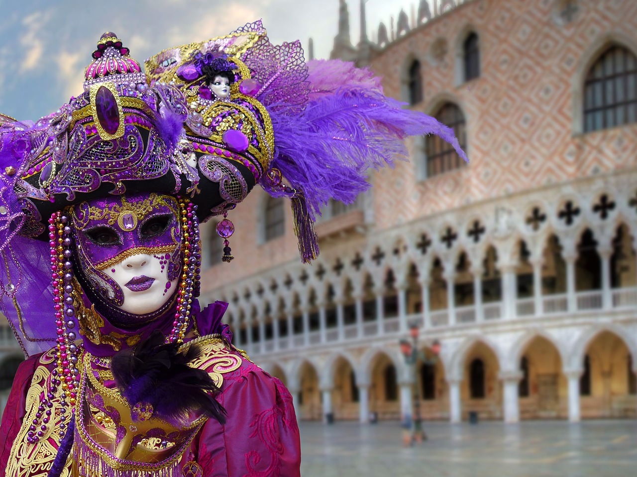 Venice Carnival Without Crowds 1